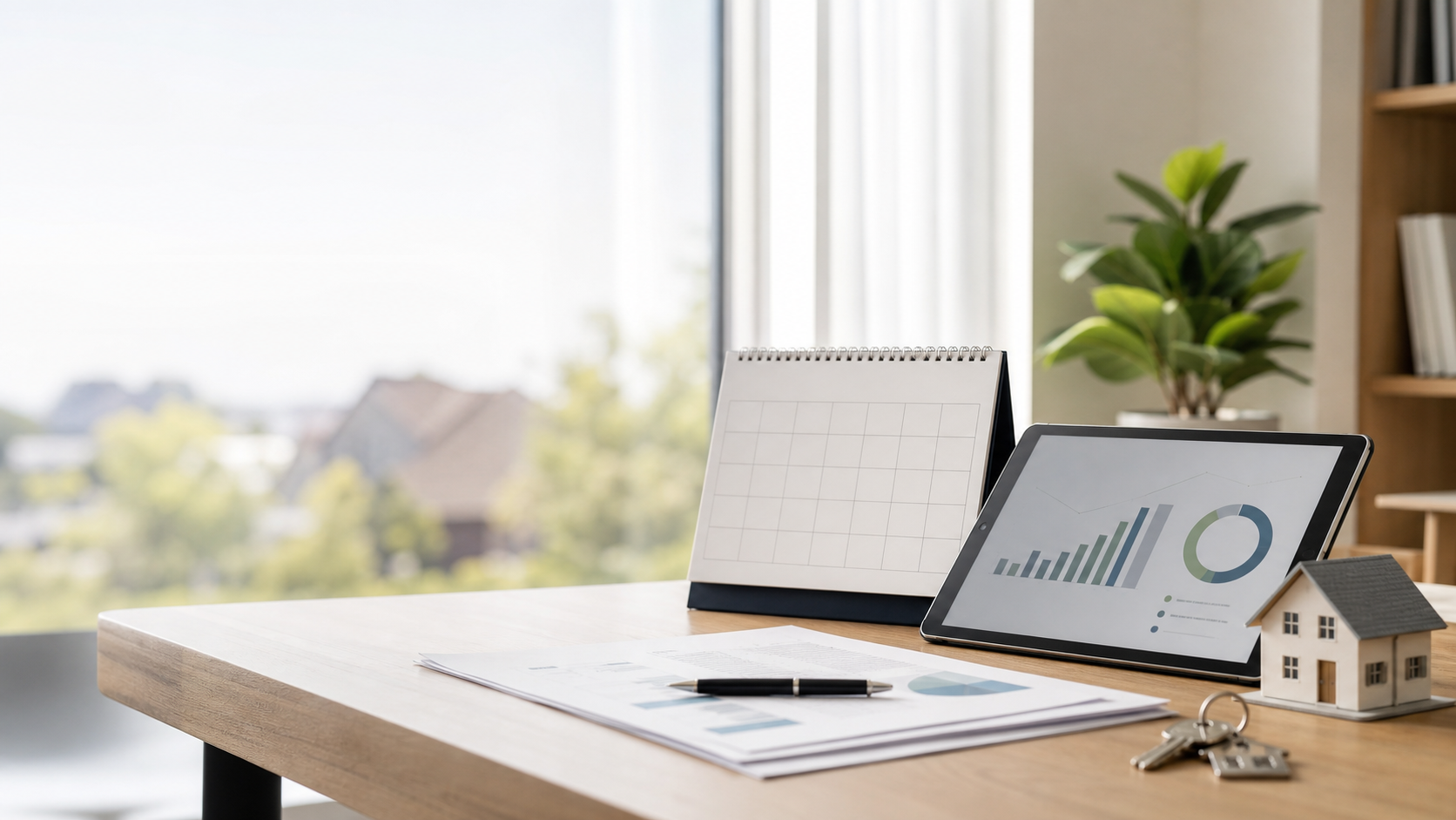 Capital gains tax readiness checklist with property valuation charts and keys
